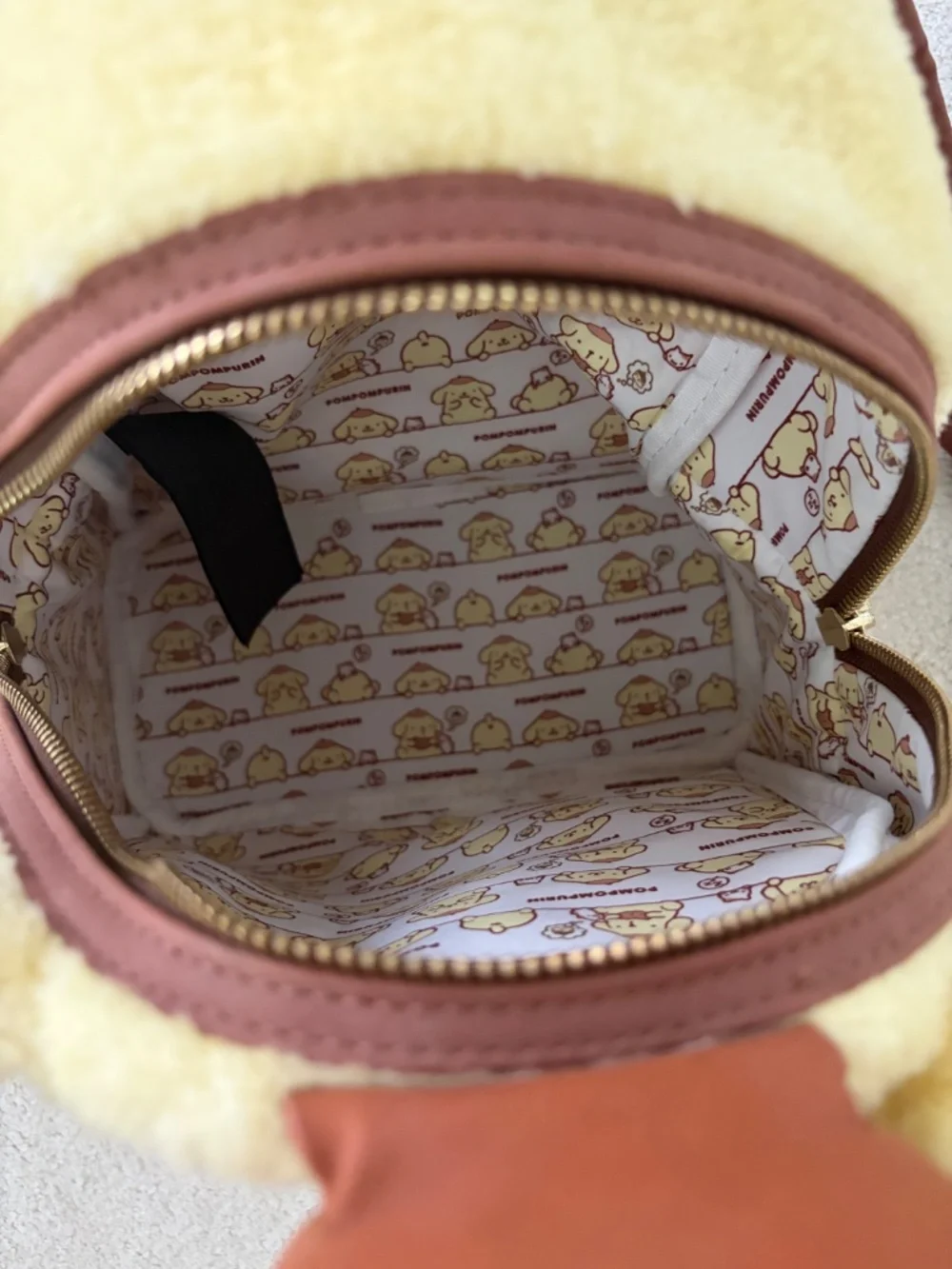 Loungefly Pompompurin plush backpack